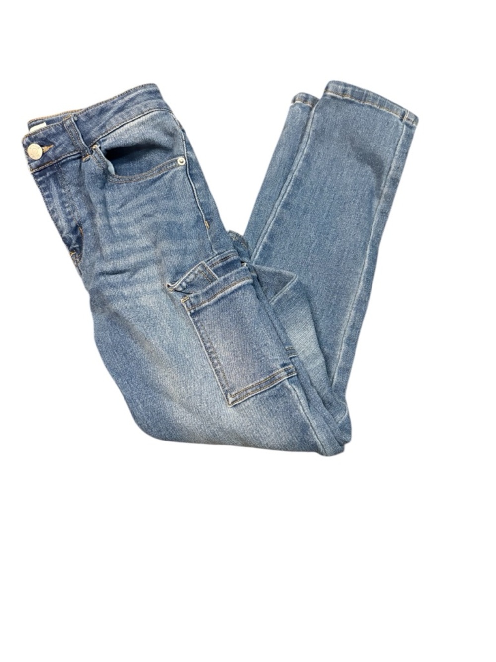 Violet Skye Girls Denim Cargo Skinny Jeans Size XL (14/16)